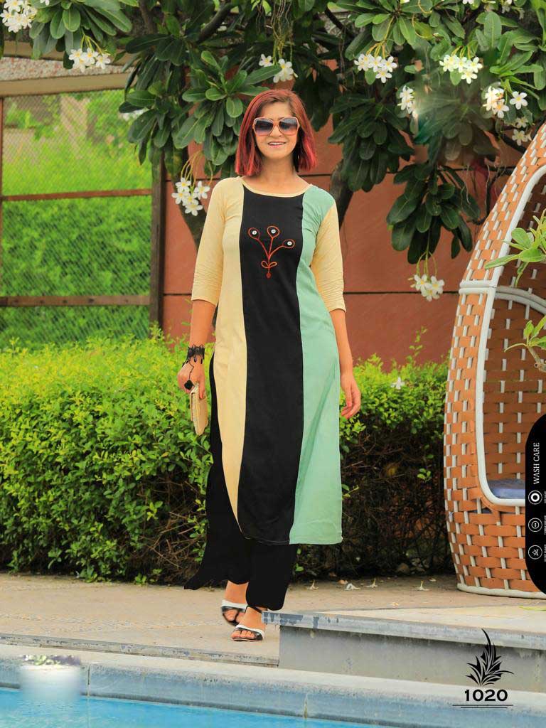 SUF OCT PK 2019-D NO 1020 WOMEN KURTI